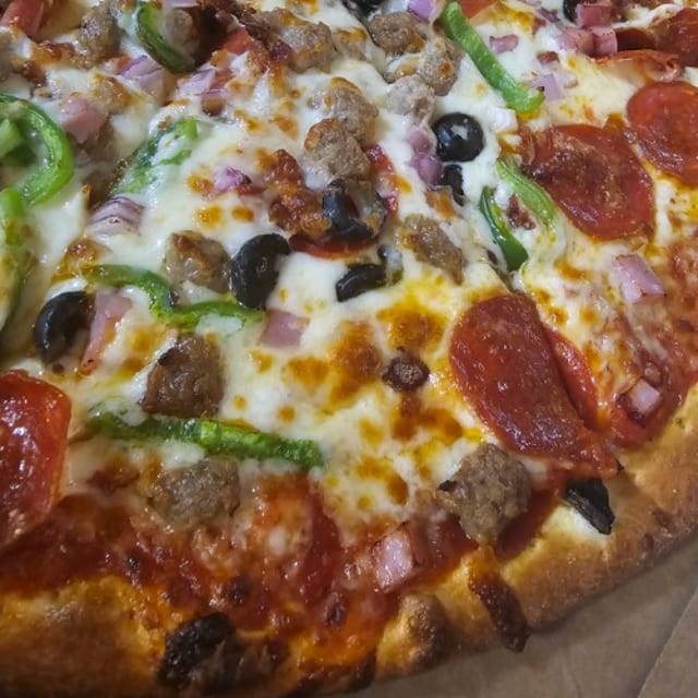 Works Pizza Special.