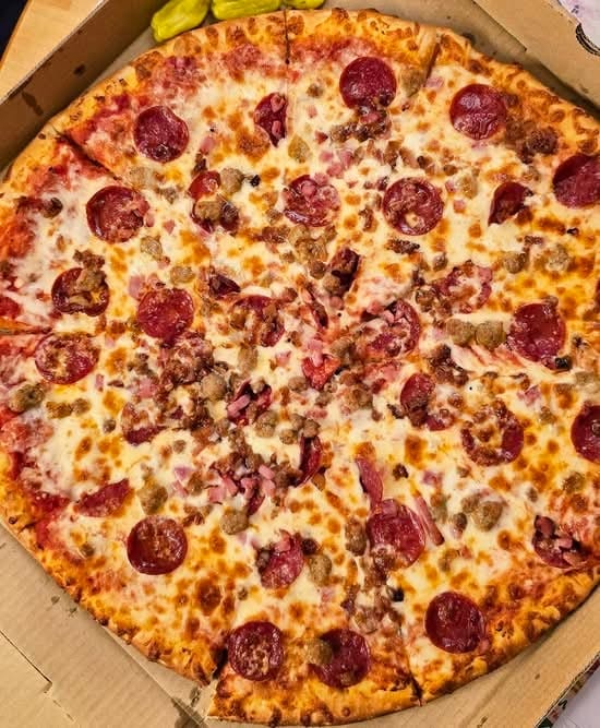 Meat Buster Pizza Special.